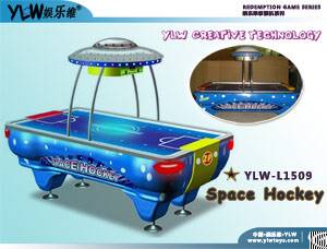 coin operated space air hockey redemption ticket games