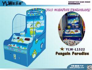 Penguin Paradise, Coin Operated Lottery Games, Redemption Ticket Machine, Indoor Arcade Game