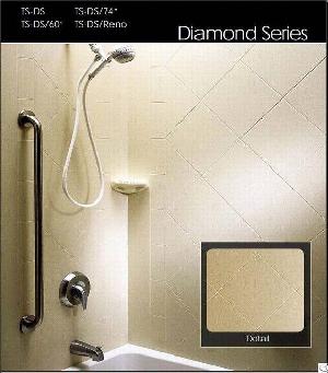 shower wall panel tray diamond ts ds