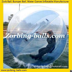 water sphere zorb ball inflatable walk zorbing ride