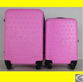 fashion hard side plastic abs luggage