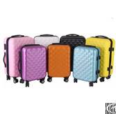 New Design Abs Pc Trolley Luggage / Bag / Cabin Case Abs Luggage Set