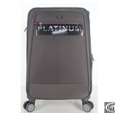 nylon four wheels travel luggage