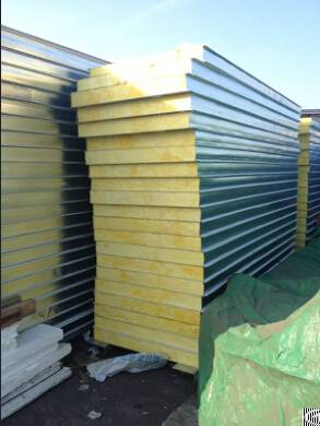 fire proofing glass wool sandwich panel