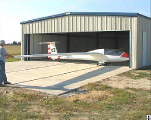 prefab light steel structure aircraft hangar