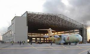 steel structure airport hangar