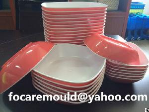 Buy Two Component Dish Plate Mold, Co Injection Tray Mould, Salver Mold, Rotational Tools China