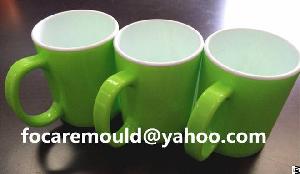 Co Injection Cup Mold, Multi Injection Mug Molds, Bi Color Tumbler Mould China Supply