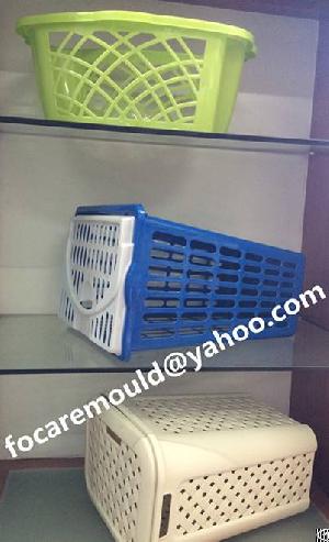 Laundry Basket Mold Hamper Mould Plastic Box Mould Home Use Rattan Basket Molds China Maker