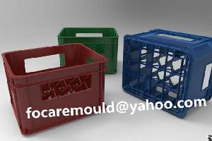 Returnable Crate Mold Injection Moulding, Crate Mould Machine, High Speed Turnover Box Mold China