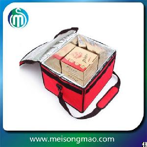 Msm Bigger Ice Bag For Food Shop, Larger Inner , Keep Food Warm Pizza Ice Cooler Bag