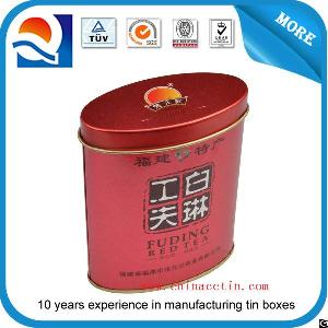 Big Oval Chocolate Tin Box Packaging