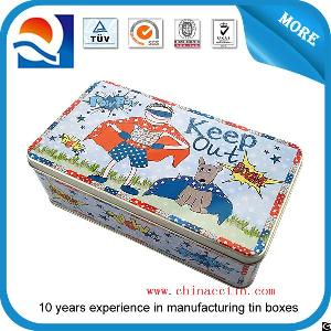 food miniature tin box chocolate packaging