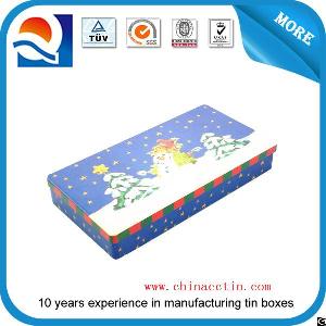 hinged candy tin boxes customized box