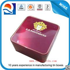 Rectangular Cookie Tin Box, Rectangular Cookies Tin Can