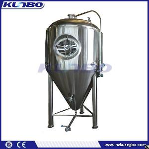 kunbo jacketed beer wine brewing conical fermentation tanks equipment