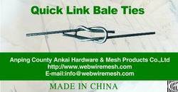 Galvanized And Phosphated Finish Quick Link Cotton Bale Ties For Sale