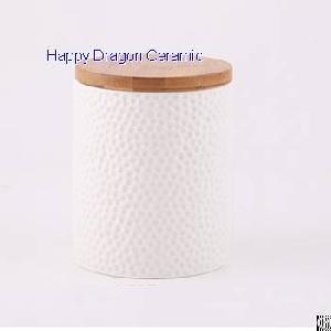 Ceramic Candle Containers With Golf Holes, Candle Vessels