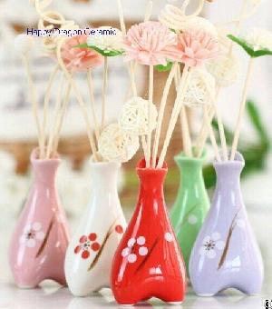 Ceramic Reed Diffusers With Blossom, Diffuser Bottles