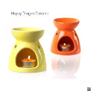 Color Glazed Ceramic Essential Oil Burners, Incense Burners