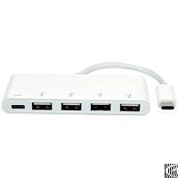 Usb 3.1 Type C 4port Hub With Type C Charging Port