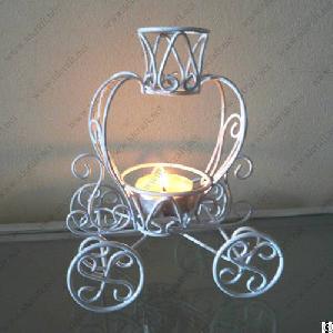 Pumpkin Coach Candle Holder T14.1942