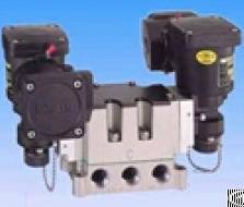 Konan Explosion-proof Drip-proof 5-port Solenoid Valves Mvpcf / Mvpef