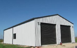 install steel structure garage