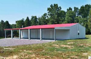 gable light steel structure construction