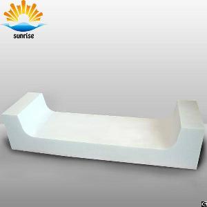 alpha beta fused cast alumina block