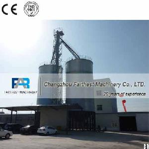 galvanized steel silos chicken farm feed storage