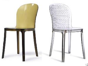 Transprent Ghost Polycarbonate Chair , Acrylic Chair
