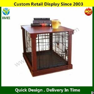 Kennel Furniture Cage Bed House Wooden Ym6-055