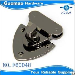 Fashion Gunmetal Zinc Alloy Bag Lock