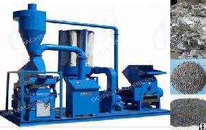 aluminum recycling machine scrap metal equipment