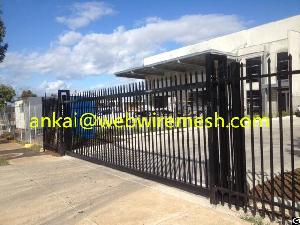 Export To Australia, Powder Coated, Automatic Sliding Steel Gate