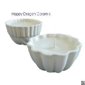 ceramic candle bowls containers wax holders