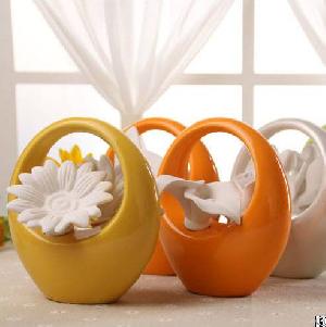 Basket Shape Ceramic Reed Diffusers, Diffuser Bottles