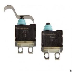 Subminiature Switch With A Long Stroke Panasonic Asqm16438