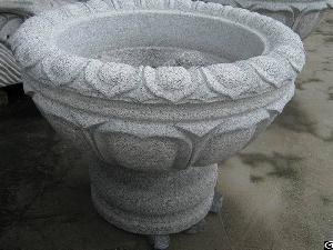 Outdoor Granite Flower Pots