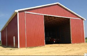 Prefabricated Steel Structure Warehouse For Hay