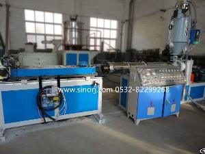 Pe / Pp / Pvc Single Wall Corrugated Pipe Making Machine