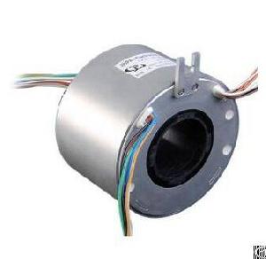 Hallow Shaft Slip Ring With Through Hole 50mm, 2-30a 380v, Jinpat Slip Ring For Uav / Medical