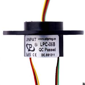 Lpc-06b Electrical Test Equipment Capsule Slip Ring 6 Circuits