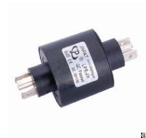 Lpr-4h Series Slip Ring With Fiber Brush Technology , Low Contact Wear