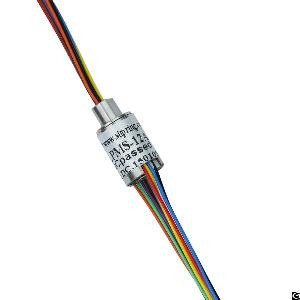 Small Compact Slip Rings, Super Miniature Slip Ring For Led Lighting , 12 Circuits, 240 Vac / Dc Lpm