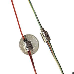 Super Miniature Slip Ring, 8 Wire Rotary Joint, 1a / Wire, 240v, Gold Gold Contact For Robotics Prec