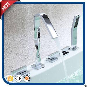 five holes bathtub faucets