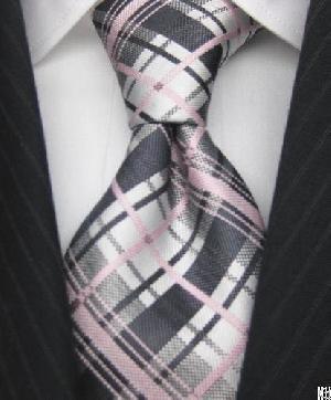 checkered silk necktie wst 321