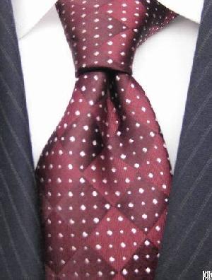 Red Silk Necktie #wst-340